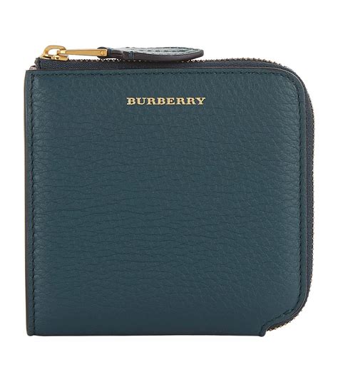 burberry square zip around wallet|burberry billfold wallet.